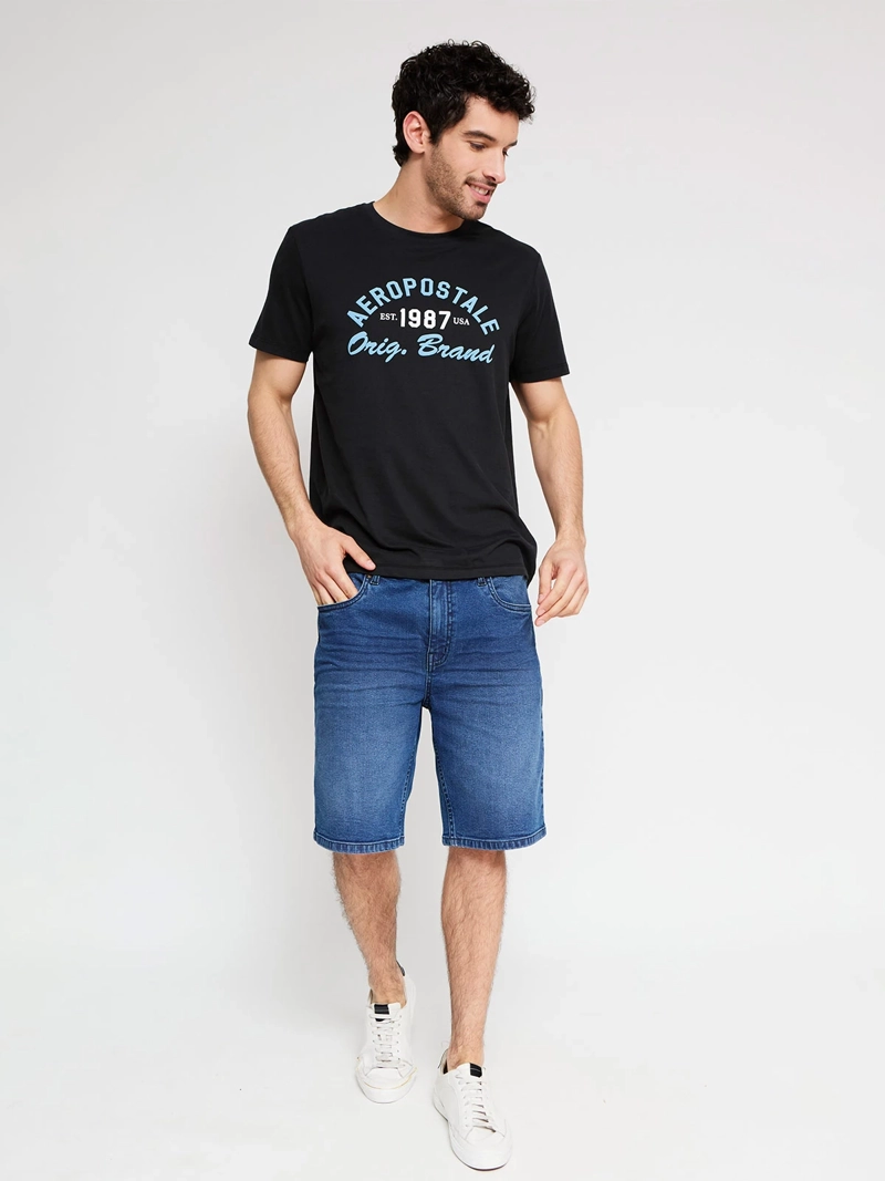 POLERA HOMBRE AEROPOSTALE ALGODÓN + BILLETERA - 4