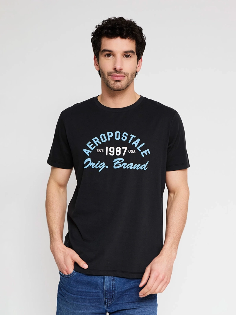 POLERA HOMBRE AEROPOSTALE ALGODÓN + BILLETERA - 1