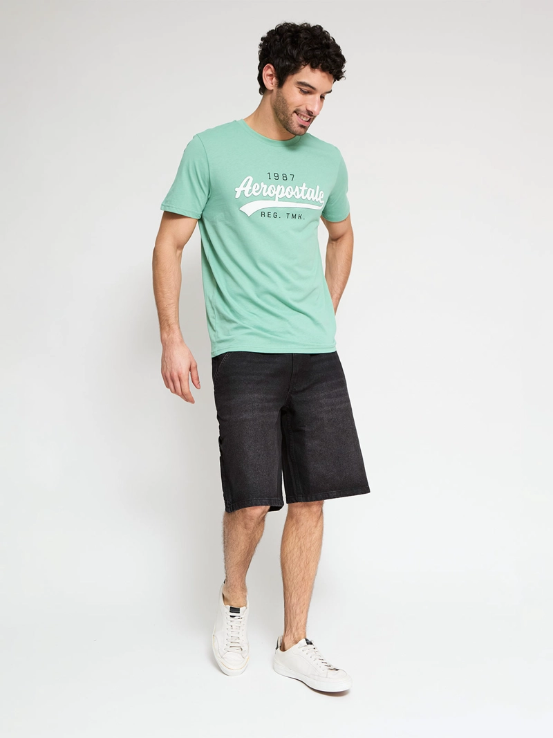 POLERA HOMBRE AEROPOSTALE ALGODÓN ESTAMPADO - 4
