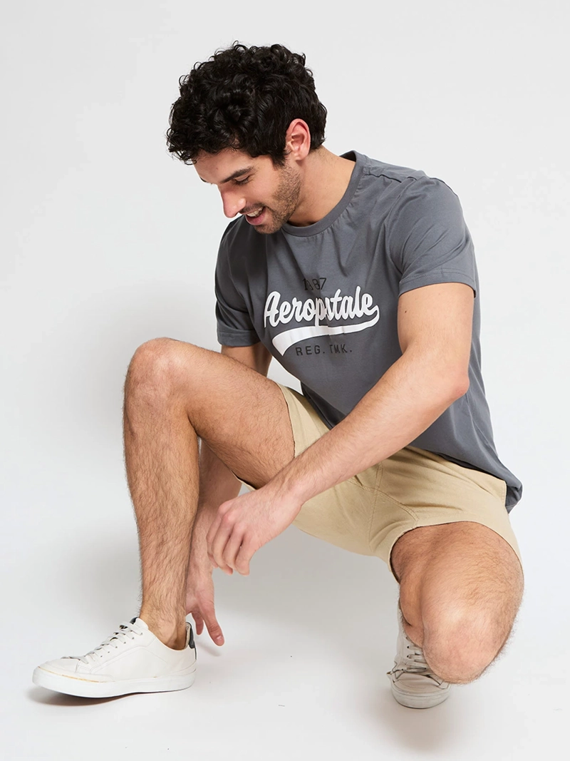 POLERA HOMBRE AEROPOSTALE ALGODÓN ESTAMPADO - 4