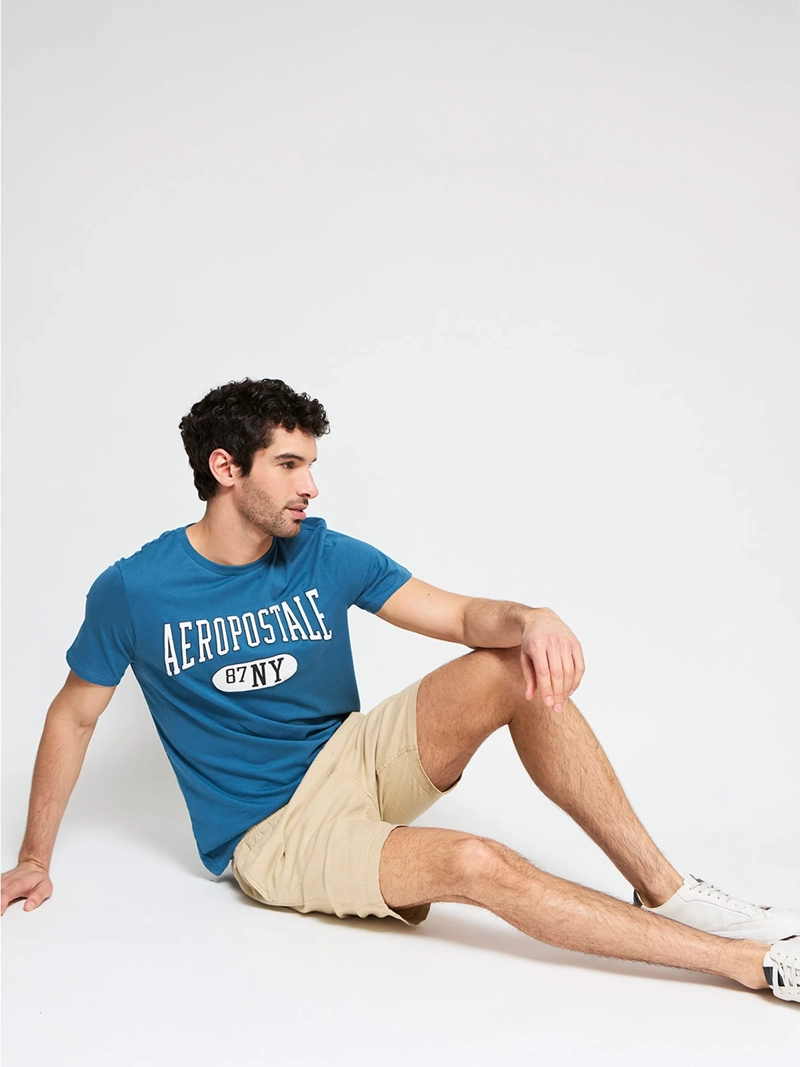 POLERA HOMBRE AEROPOSTALE ALGODÓN CUELLO REDONDO - 4