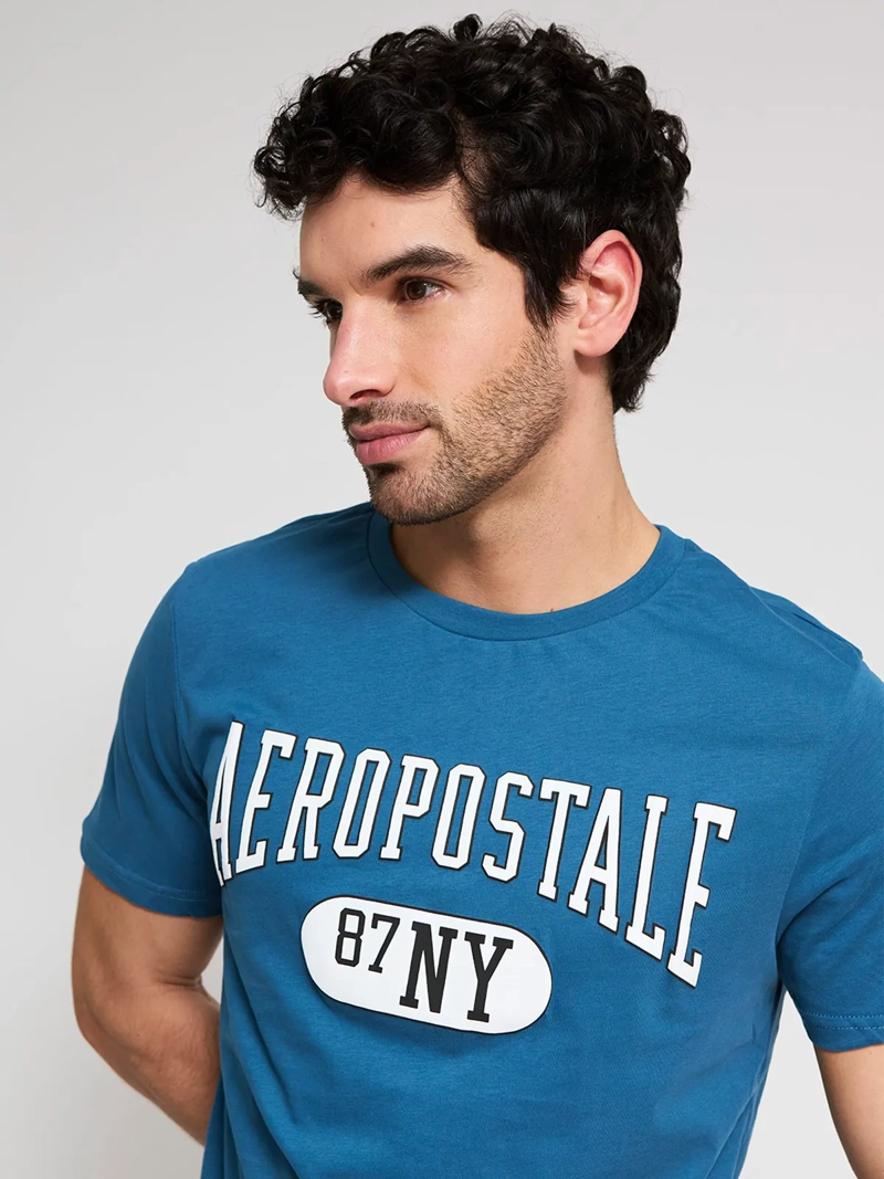 POLERA HOMBRE AEROPOSTALE ALGODÓN CUELLO REDONDO - 3