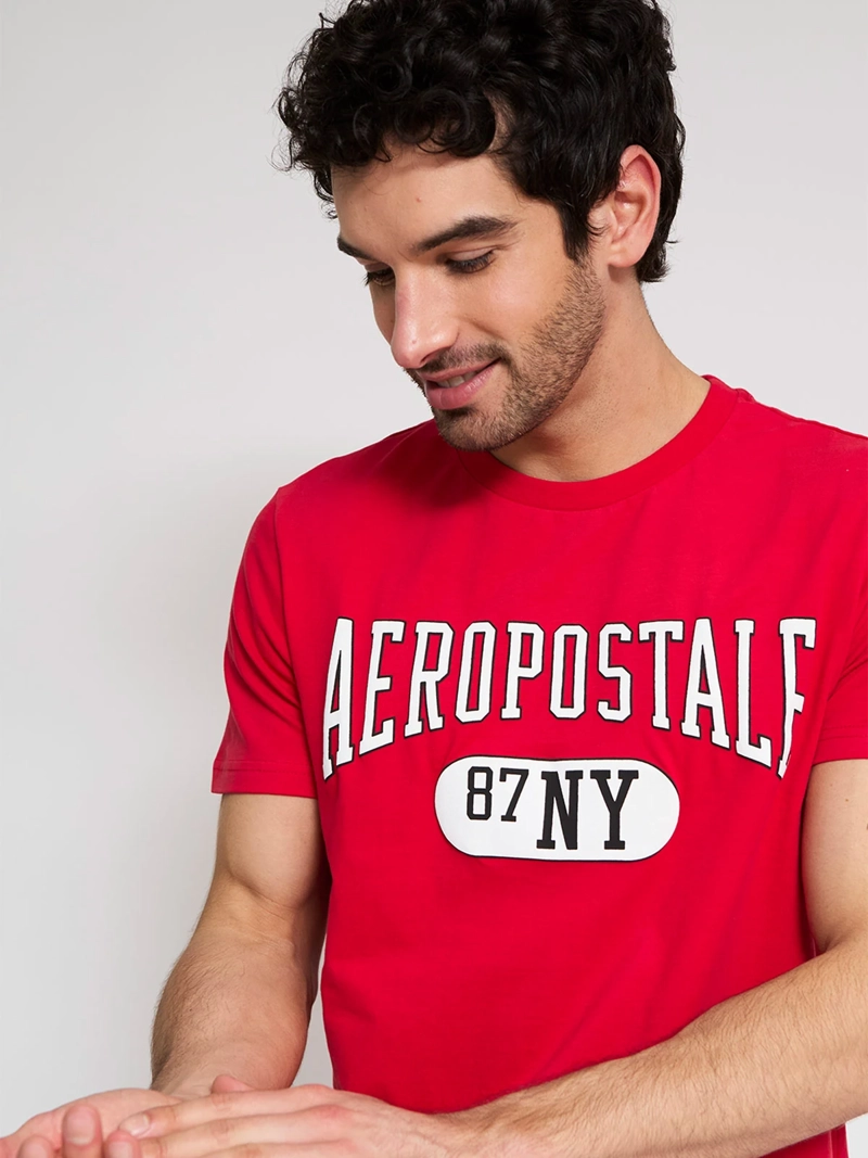 POLERA HOMBRE AEROPOSTALE ALGODÓN CUELLO REDONDO - 3