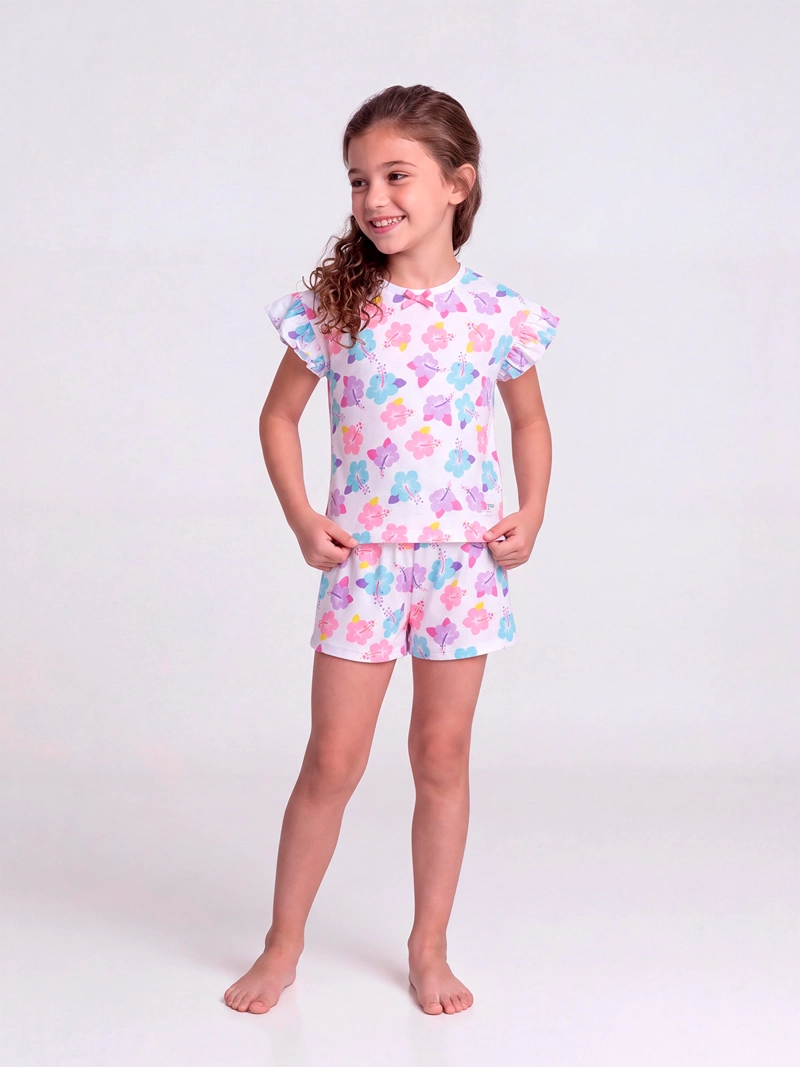 PIJAMA NIÑA HARVEST CORTO