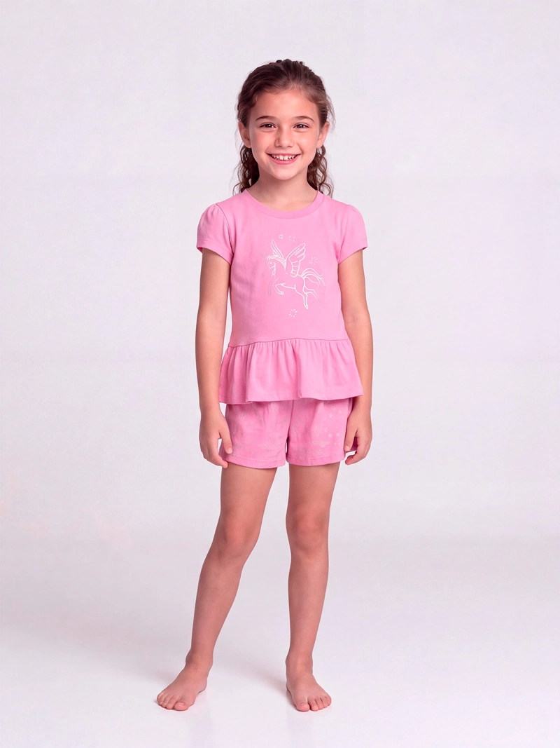 PIJAMA NIÑA HARVEST CORTO