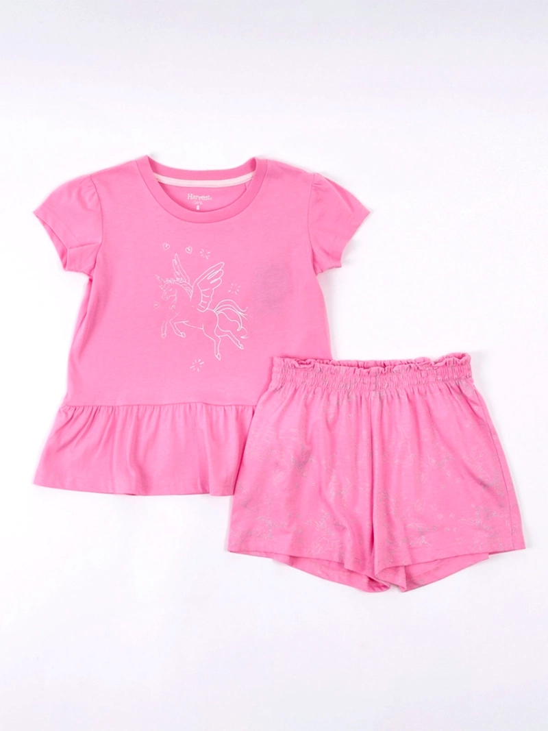 PIJAMA NIÑA HARVEST CORTO - 3