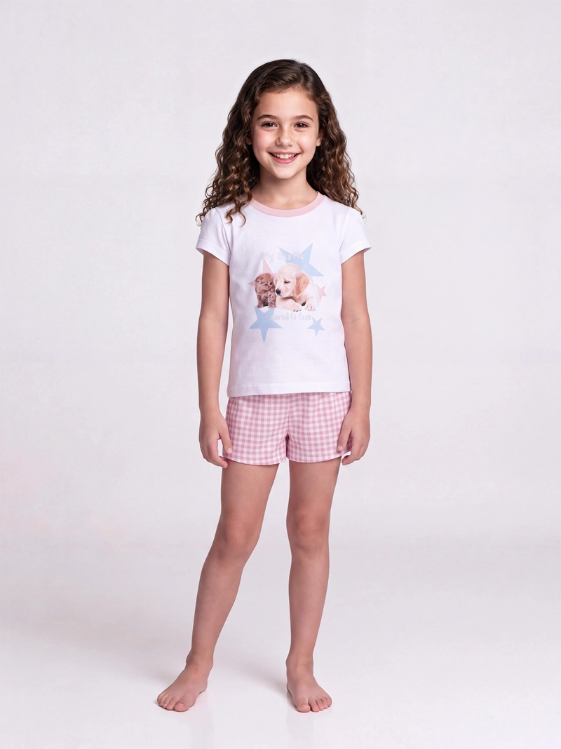 PIJAMA NIÑA HARVEST CORTO