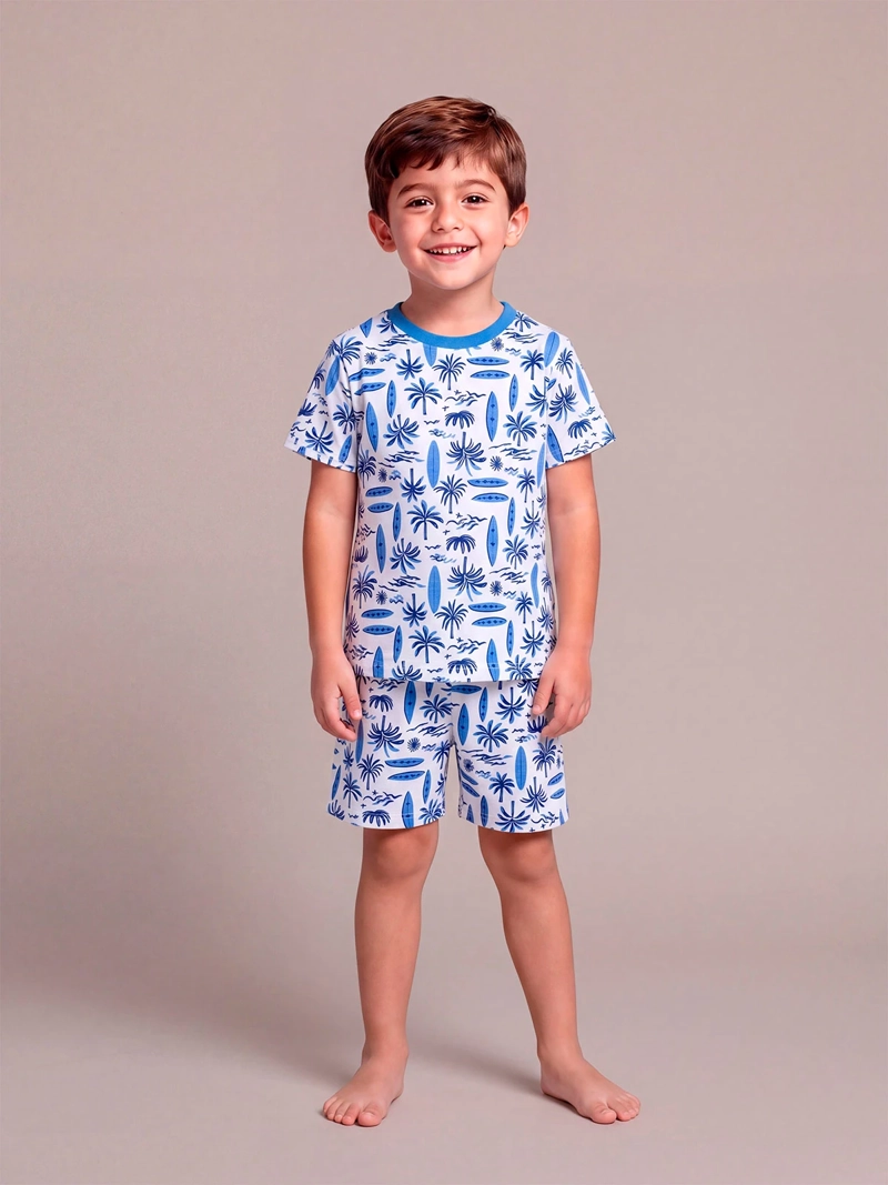 PIJAMA NIÑO HARVEST CORTO - 1