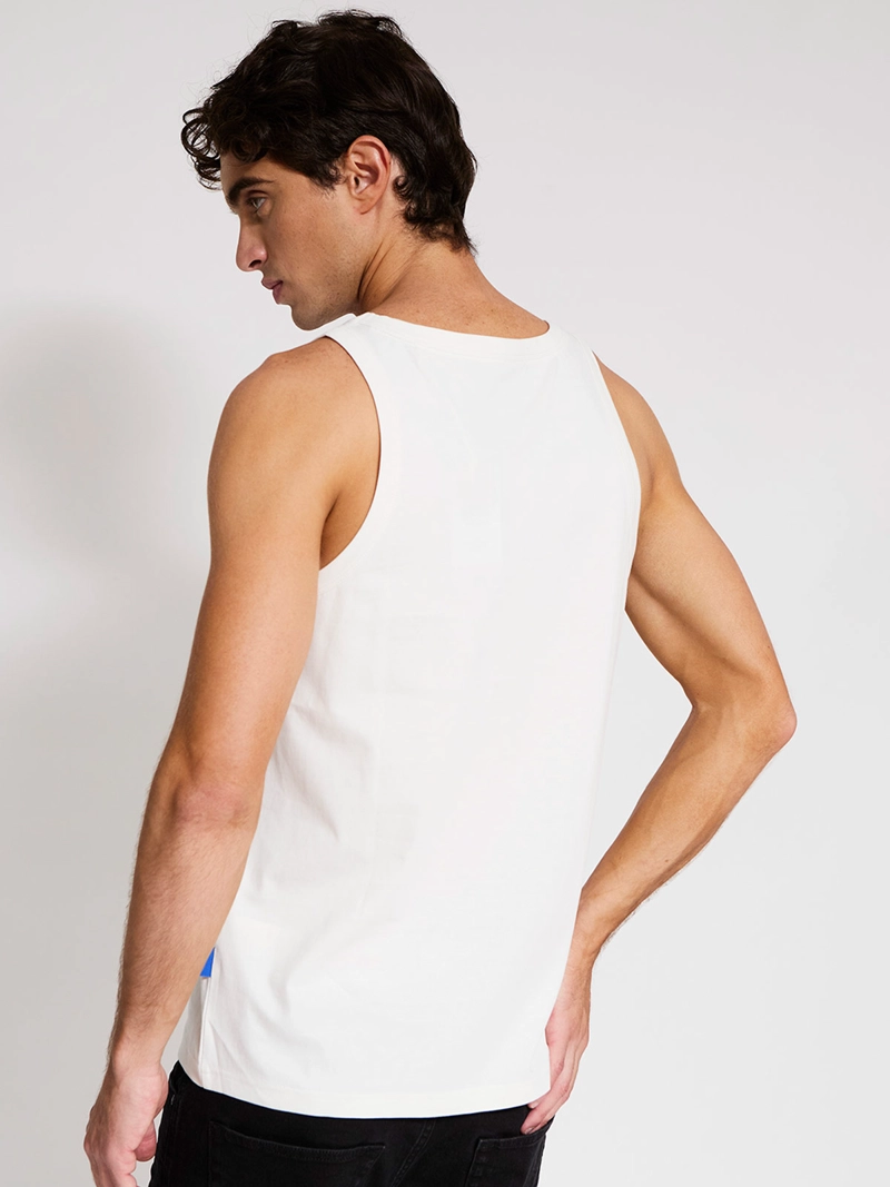 POLERA HOMBRE ROBERT LEWIS ALGODÓN SIN MANGAS ESTAMPADA - 2