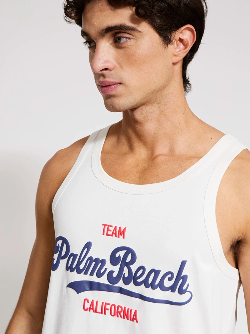POLERA HOMBRE ROBERT LEWIS ALGODÓN SIN MANGAS ESTAMPADA - 3