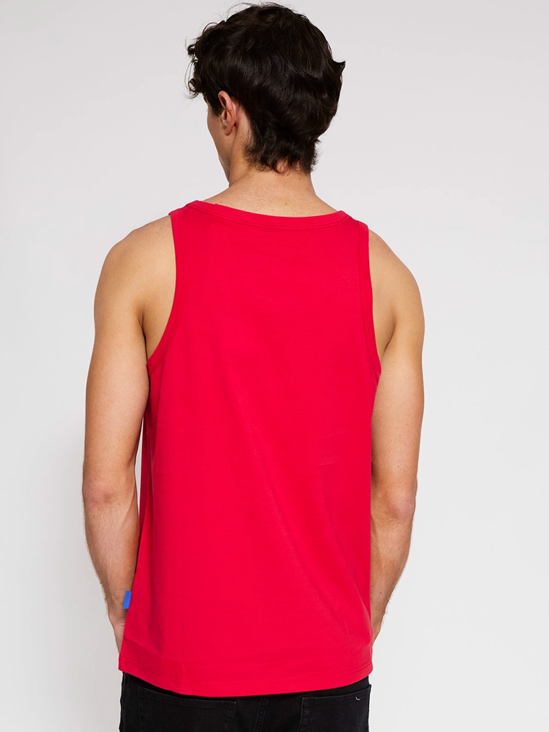 POLERA HOMBRE ROBERT LEWIS ALGODÓN SIN MANGAS ESTAMPADA - 2