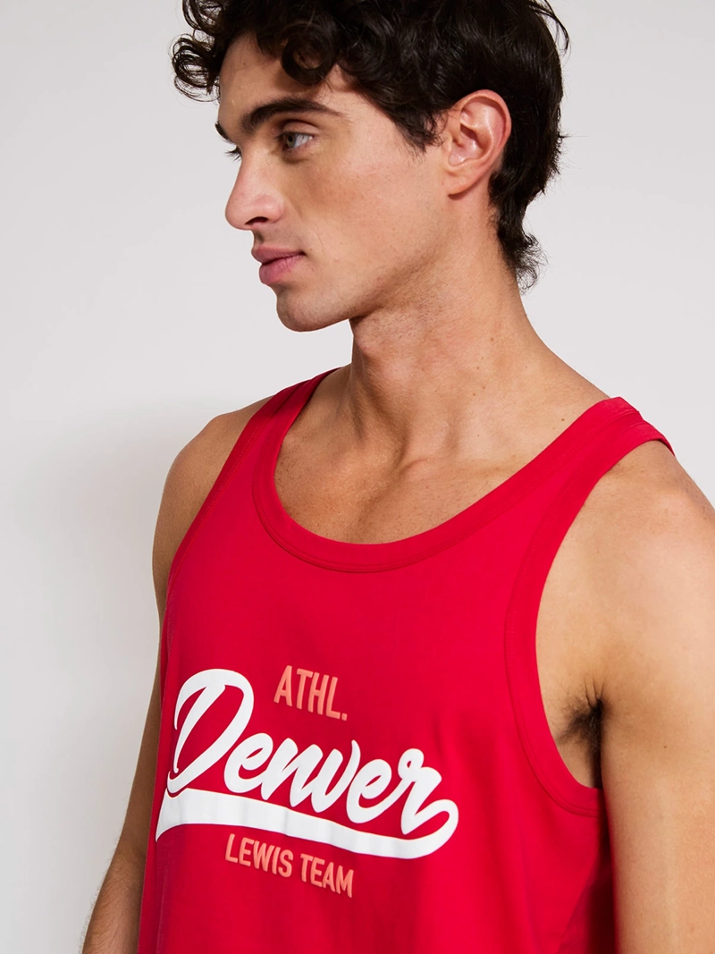 POLERA HOMBRE ROBERT LEWIS ALGODÓN SIN MANGAS ESTAMPADA - 3