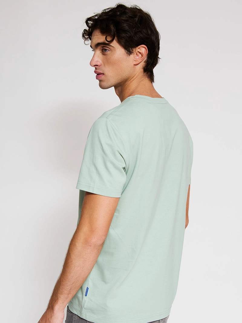 POLERA HOMBRE ROBERT LEWIS ALGODÓN MANGA CORTA ESTAMPADA - 2
