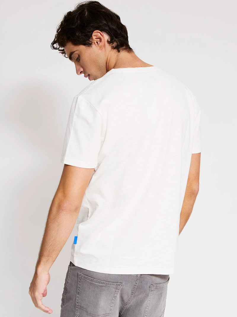 POLERA HOMBRE ROBERT LEWIS ALGODÓN MANGA CORTA ESTAMPADA - 2