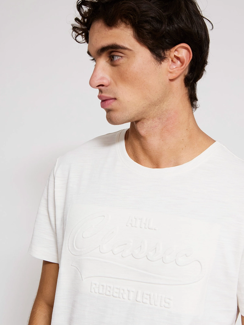 POLERA HOMBRE ROBERT LEWIS ALGODÓN MANGA CORTA ESTAMPADA - 3