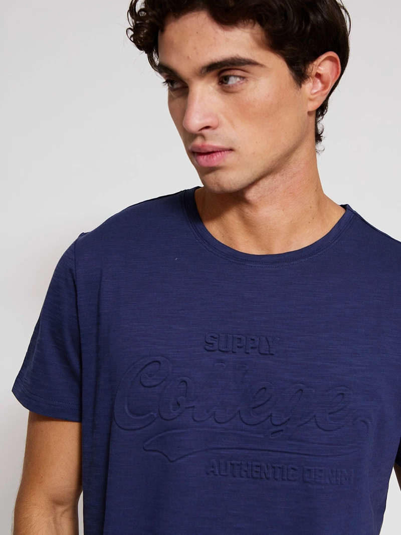 POLERA HOMBRE ROBERT LEWIS ALGODÓN MANGA CORTA ESTAMPADA - 3