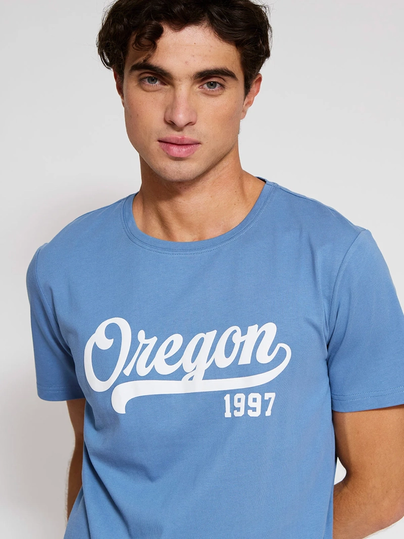 POLERA HOMBRE ROBERT LEWIS ALGODÓN MANGA CORTA ESTAMPADA - 3