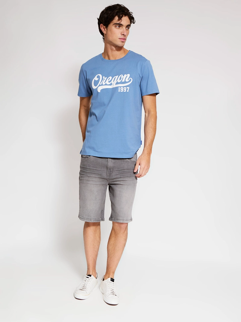 POLERA HOMBRE ROBERT LEWIS ALGODÓN MANGA CORTA ESTAMPADA - 4