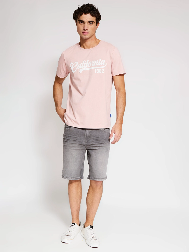 POLERA HOMBRE ROBERT LEWIS ALGODÓN MANGA CORTA ESTAMPADA - 4