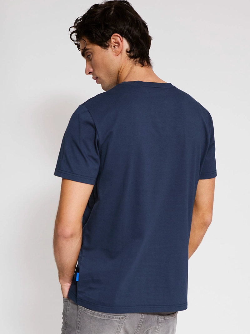 POLERA HOMBRE ROBERT LEWIS ALGODÓN MANGA CORTA ESTAMPADA - 2