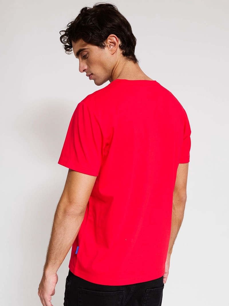 POLERA HOMBRE ROBERT LEWIS ALGODÓN MANGA CORTA ESTAMPADA - 2
