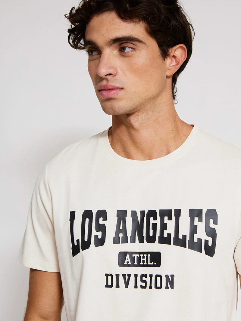 POLERA HOMBRE ROBERT LEWIS ALGODÓN MANGA CORTA ESTAMPADA - 3