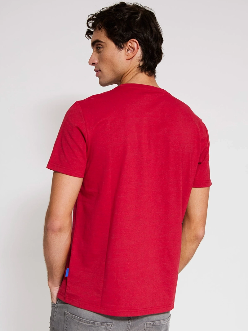 POLERA HOMBRE ROBERT LEWIS ALGODÓN MANGA CORTA ESTAMPADA - 2