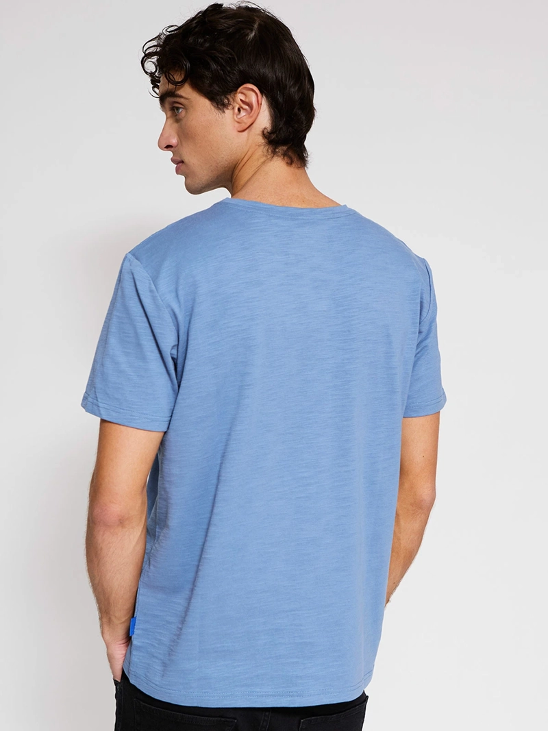 POLERA HOMBRE ROBERT LEWIS ALGODÓN MANGA CORTA ESTAMPADA - 2