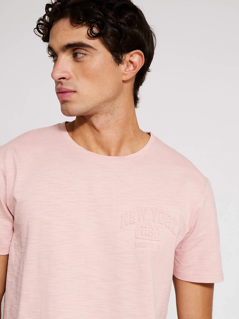 POLERA HOMBRE ROBERT LEWIS ALGODÓN MANGA CORTA ESTAMPADA - 3