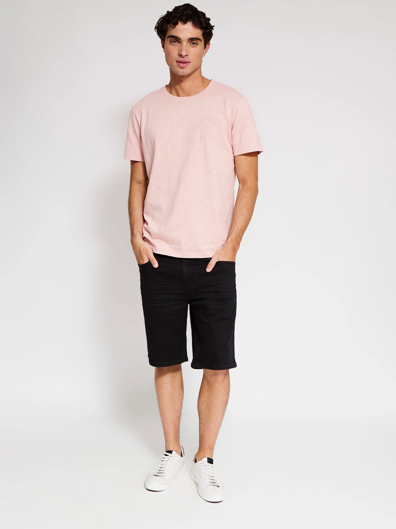 POLERA HOMBRE ROBERT LEWIS ALGODÓN MANGA CORTA ESTAMPADA - 4
