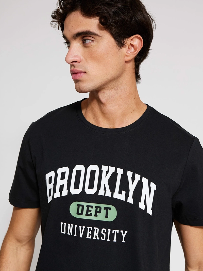POLERA HOMBRE ROBERT LEWIS ALGODÓN MANGA CORTA ESTAMPADA - 3