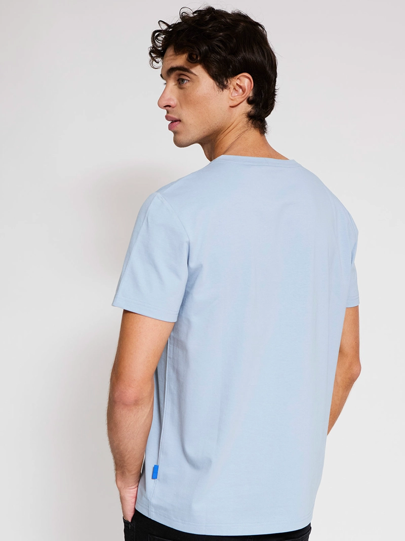POLERA HOMBRE ROBERT LEWIS ALGODÓN MANGA CORTA ESTAMPADA - 2