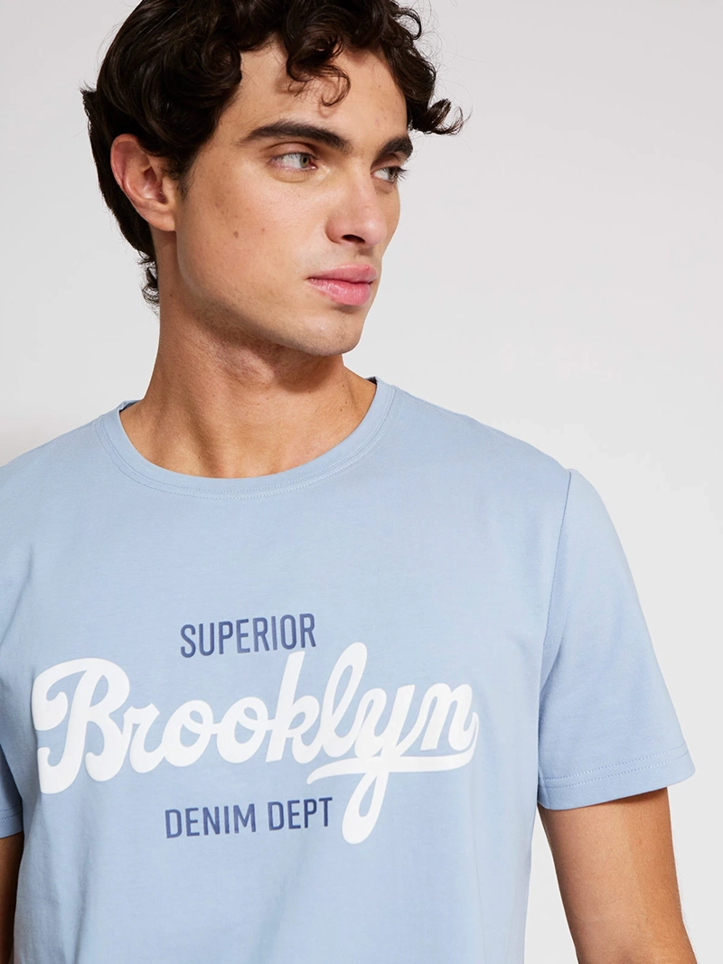 POLERA HOMBRE ROBERT LEWIS ALGODÓN MANGA CORTA ESTAMPADA - 3
