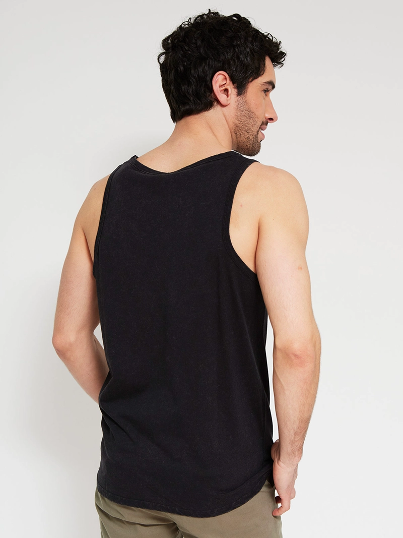 POLERA HOMBRE ROBERT LEWIS ALGODÓN SIN MANGAS ESTAMPADA - 2