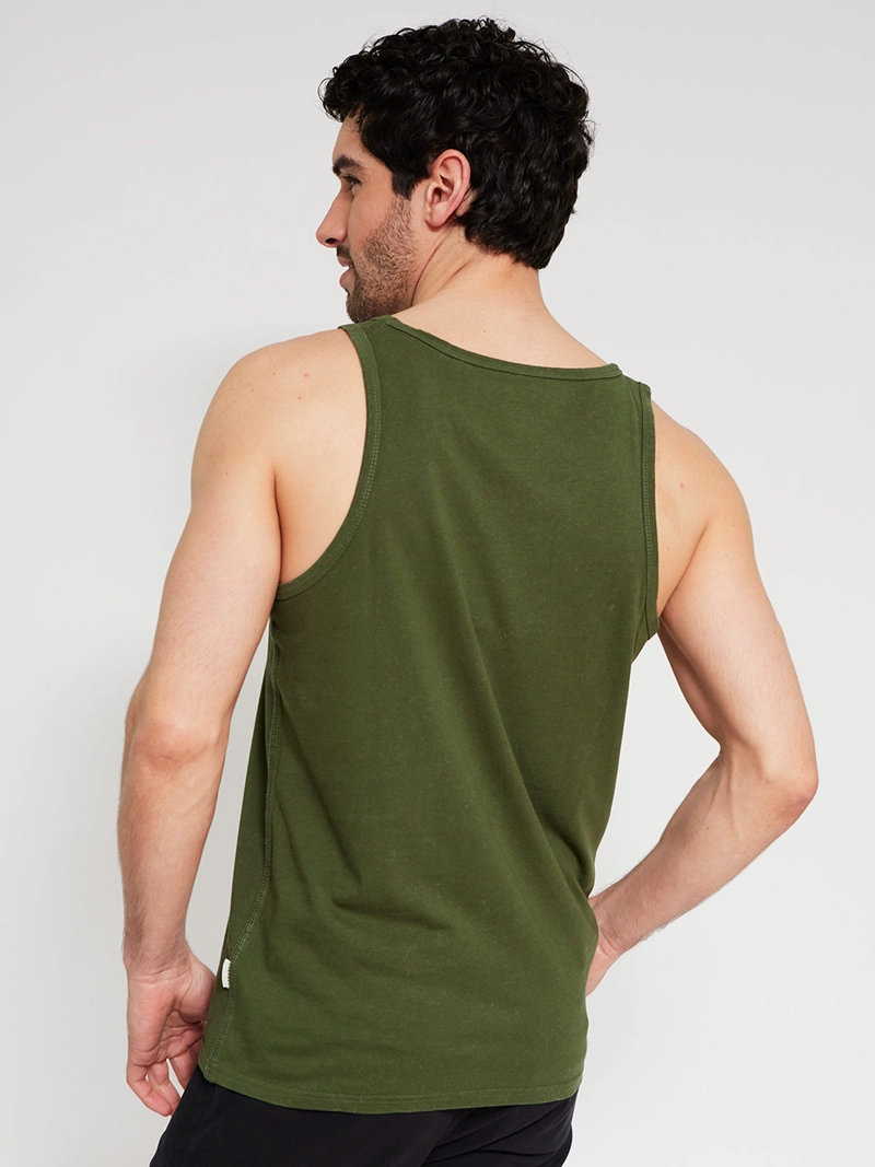 POLERA HOMBRE ROBERT LEWIS ALGODÓN SIN MANGAS ESTAMPADA - 2