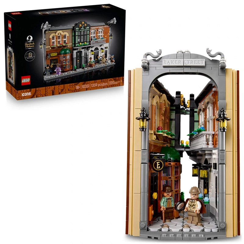 BLOQUES DE CONSTRUCCIÓN LEGO 10351 RINCÓN ENTRE LIBROS SHERLOCK HOLMES - 1
