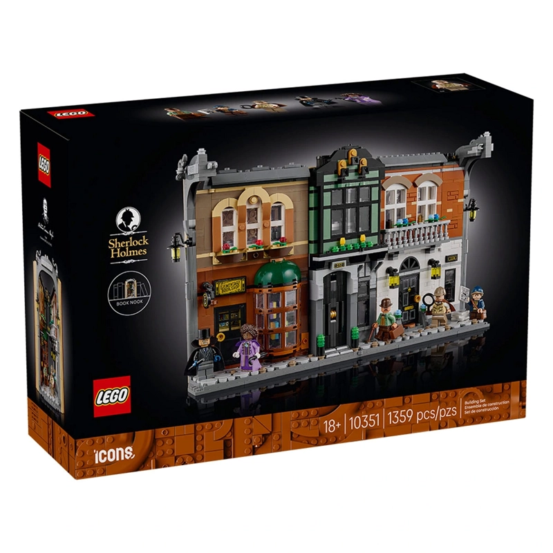 BLOQUES DE CONSTRUCCIÓN LEGO 10351 RINCÓN ENTRE LIBROS SHERLOCK HOLMES - 4