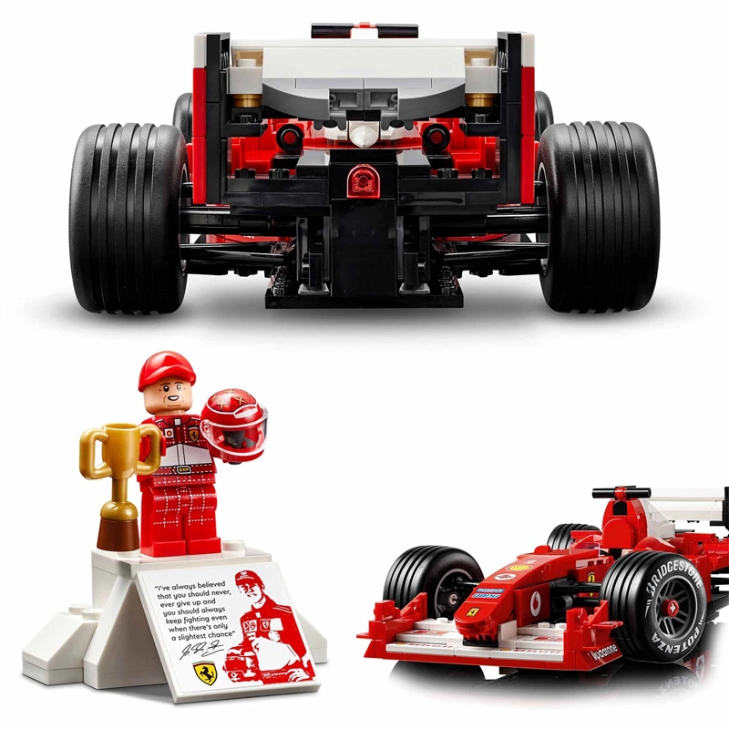 BLOQUES DE CONSTRUCCIÓN LEGO 11375 FERRARI F2004 & MICHAEL SCHUMACHER - 3