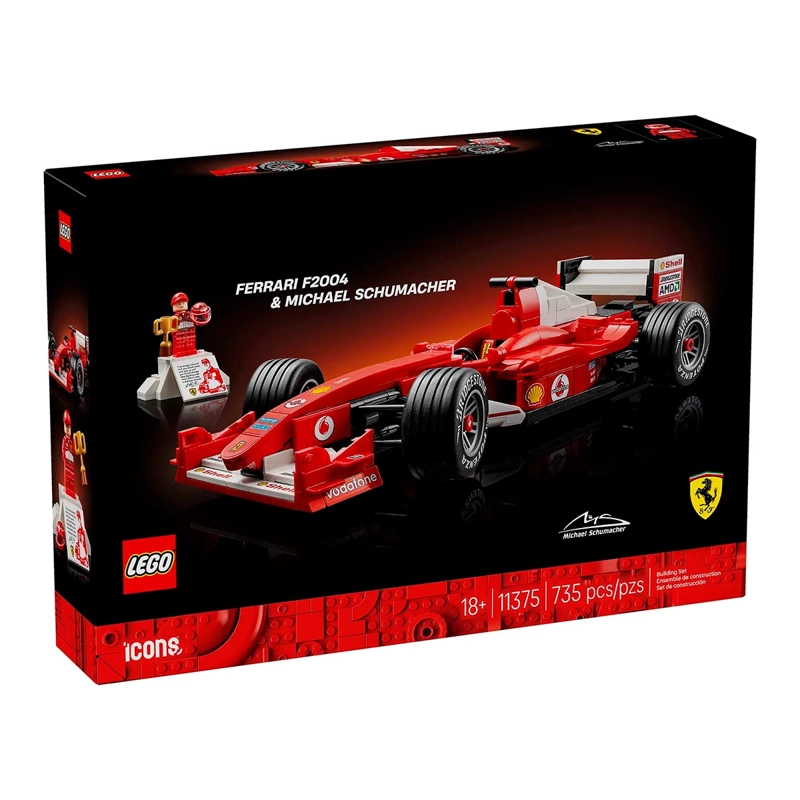 BLOQUES DE CONSTRUCCIÓN LEGO 11375 FERRARI F2004 & MICHAEL SCHUMACHER - 4