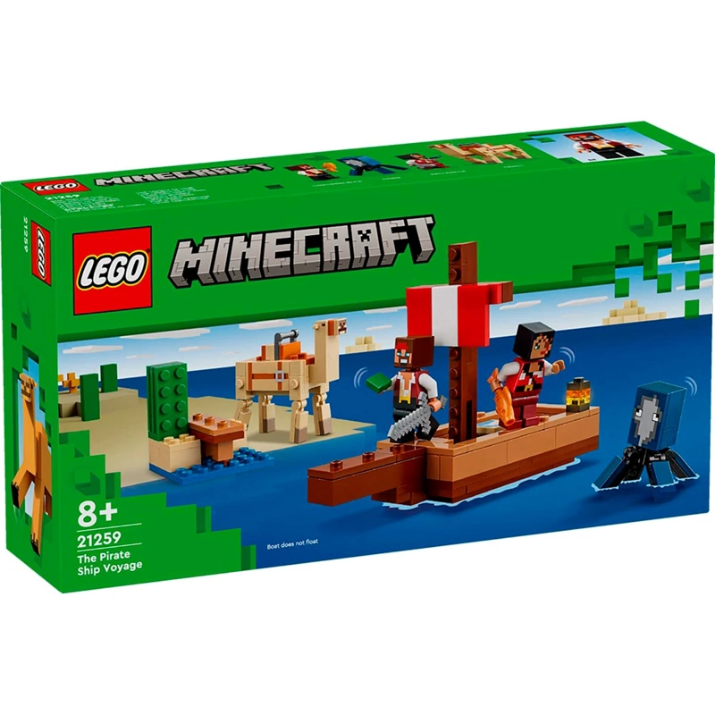 BLOQUES DE CONSTRUCCIÓN LEGO 21259 EL VIAJE EN EL BARCO PIRATA - 4