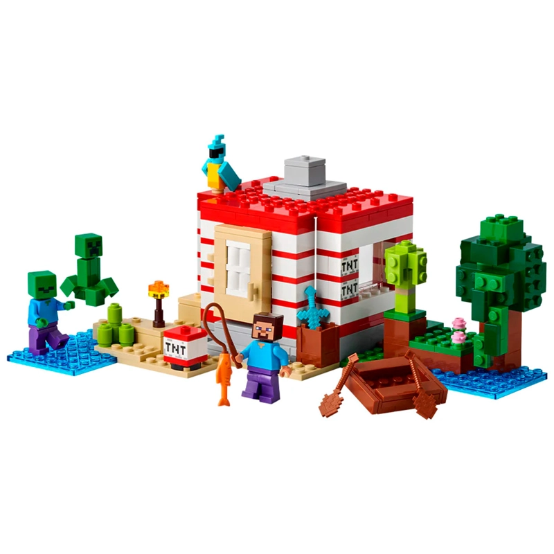 BLOQUES DE CONSTRUCCIÓN LEGO 21275 LA CASA-DINAMITA DE LA JUNGLA - 1