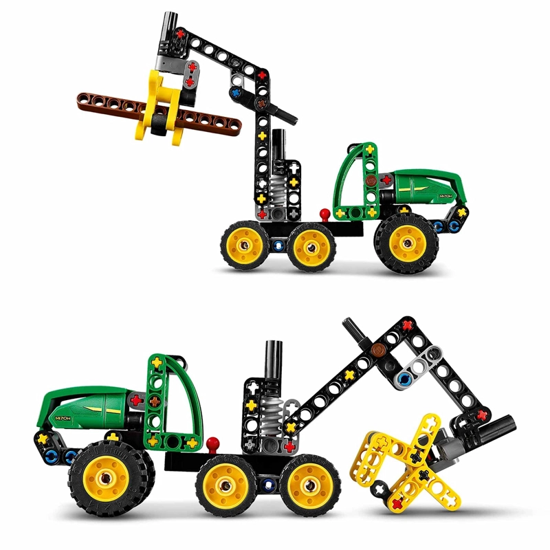 BLOQUES DE CONSTRUCCIÓN LEGO 42218 COSECHADORA CON RUEDAS JOHN DEERE 1470H - 3
