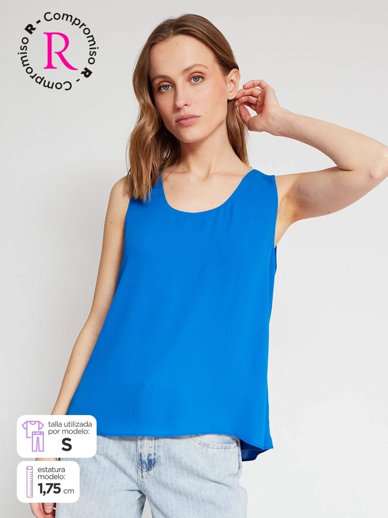 BLUSA MUJER MARQUIS SIN MANGAS