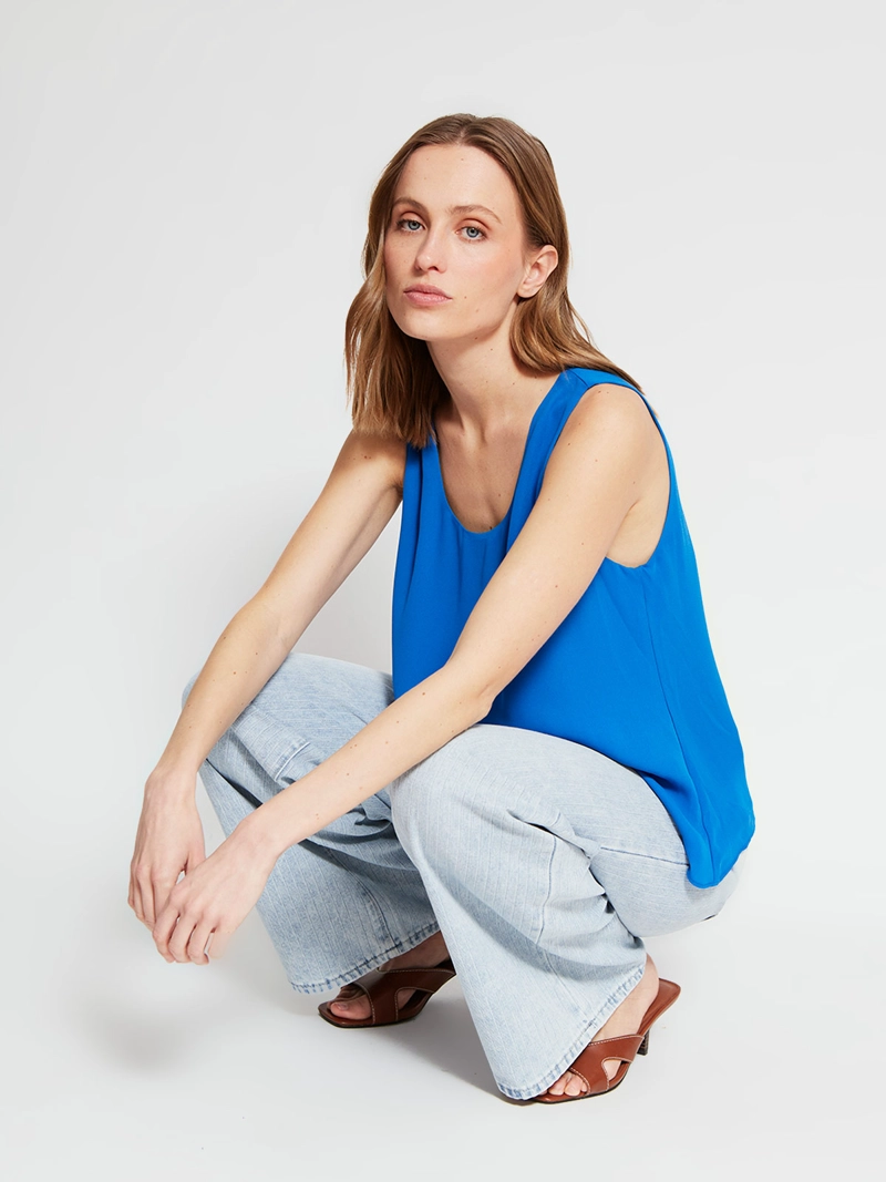 BLUSA MUJER MARQUIS SIN MANGAS - 4