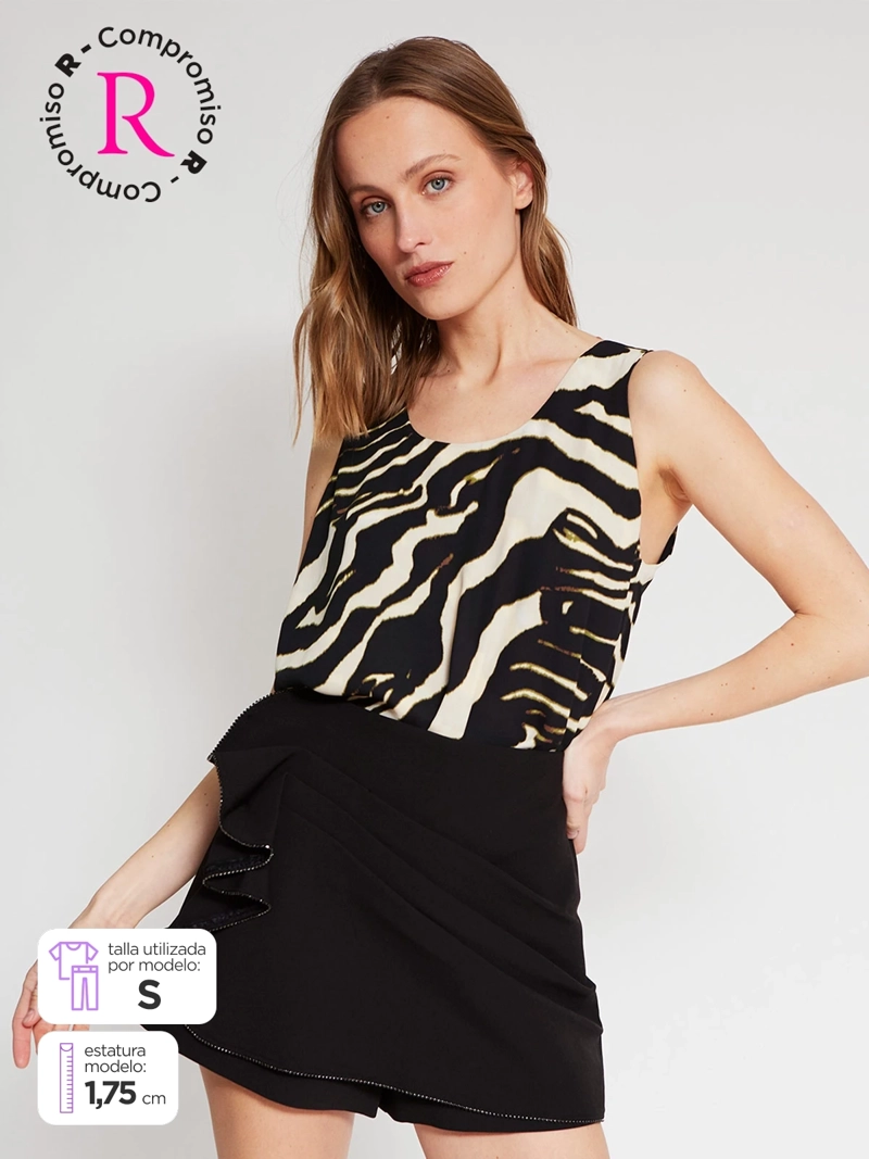 BLUSA MUJER MARQUIS SIN MANGAS