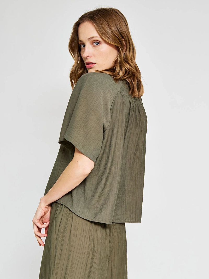 BLUSA MUJER MARQUIS MANGA CORTA - 2