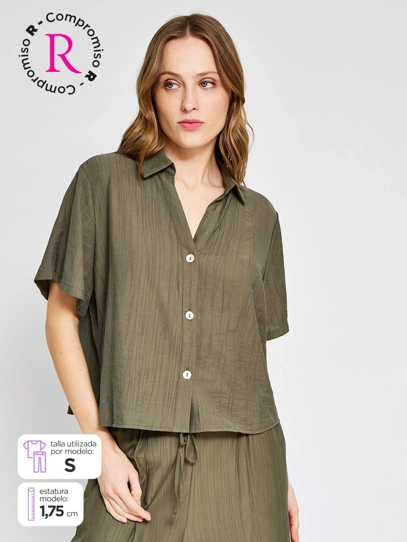BLUSA MUJER MARQUIS MANGA CORTA - 1