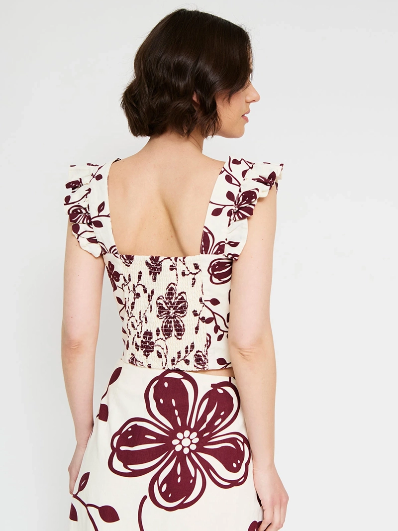 BLUSA MUJER MARQUIS LINO ESTAMPADA - 2