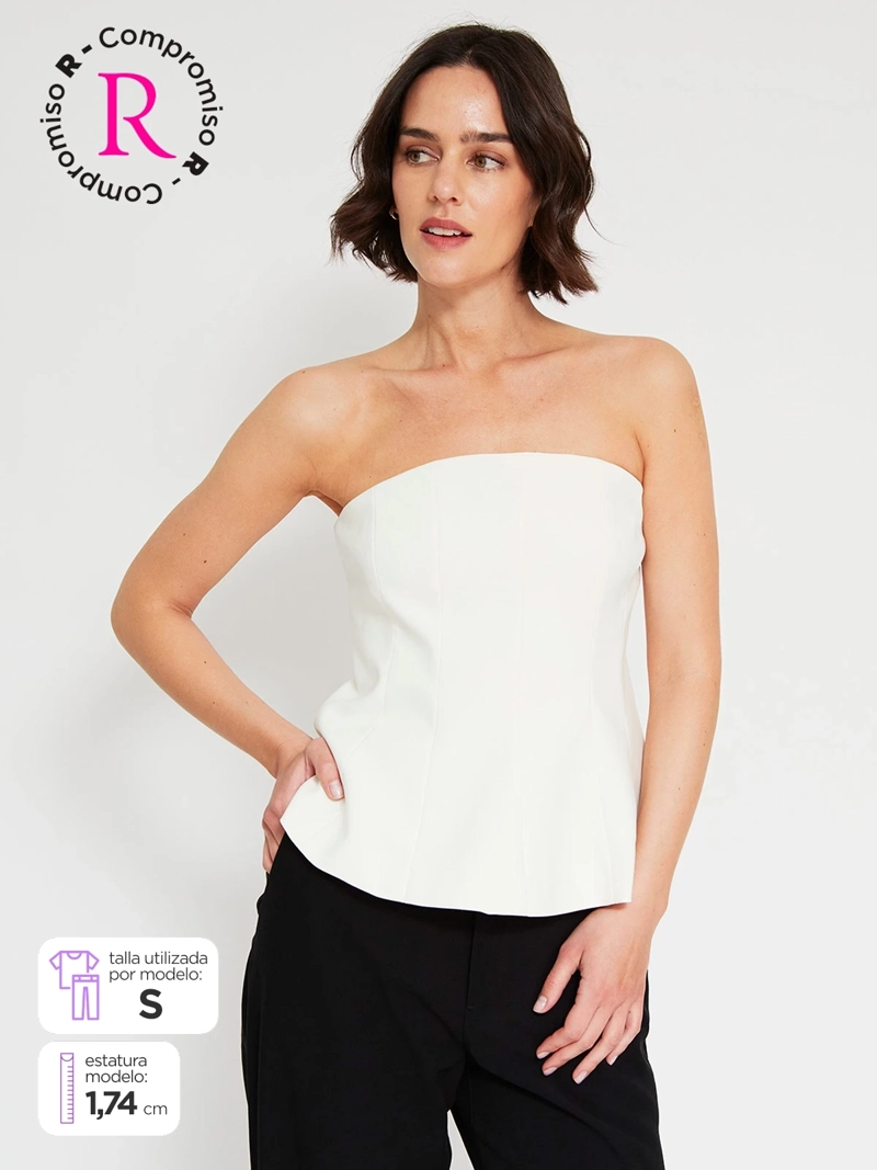 BLUSA MUJER MARQUIS STRAPLESS - 1