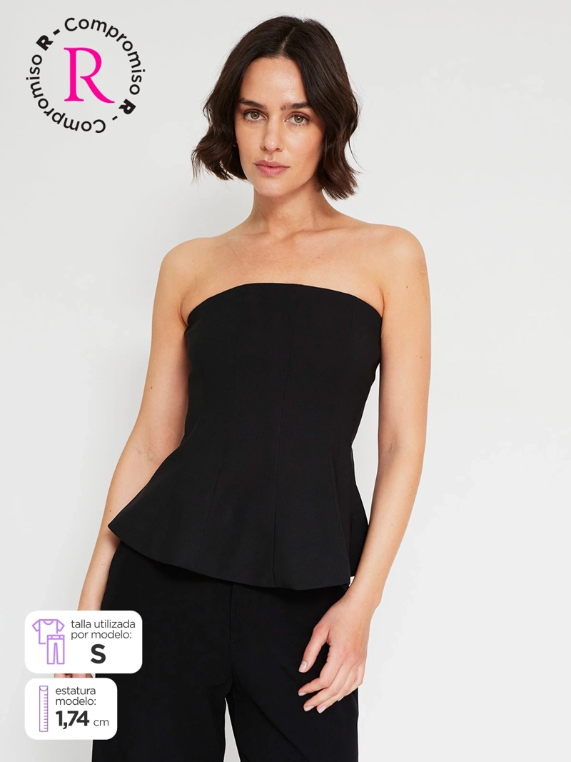 BLUSA MUJER MARQUIS STRAPLESS - 1
